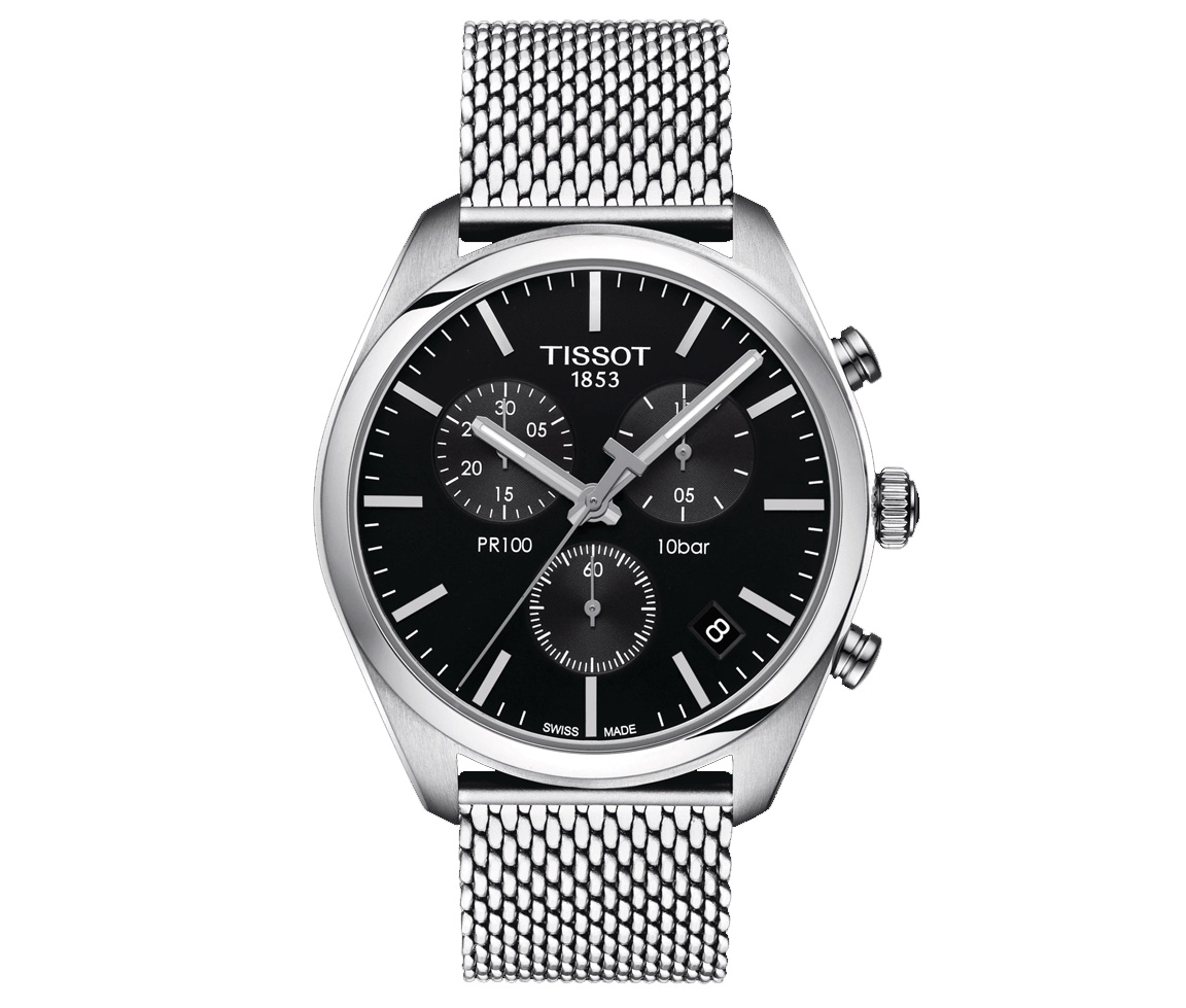 MONTRE TISSOT PR100 CHRONOGRAPHE - T1014171105101 - TISSOT MONTRE TISSOT PR100 CHRONOGRAPHE - T1014171105101 - TISSOT