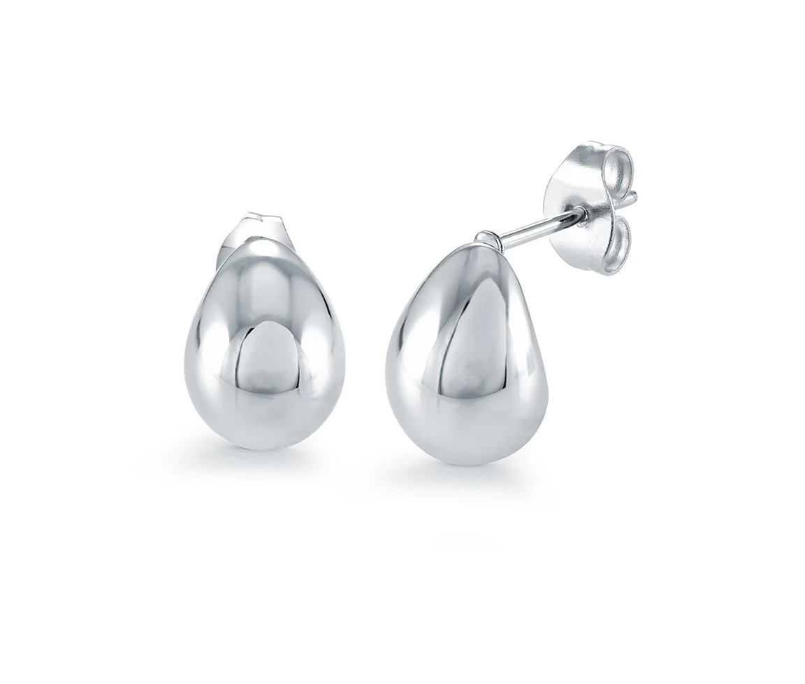 BOUCLES FIXES EN FORME DE GOUTTE EN ACIER - IG SEA423 - VELORIA BOUCLES FIXES EN FORME DE GOUTTE EN ACIER - IG SEA423 - VELORIA