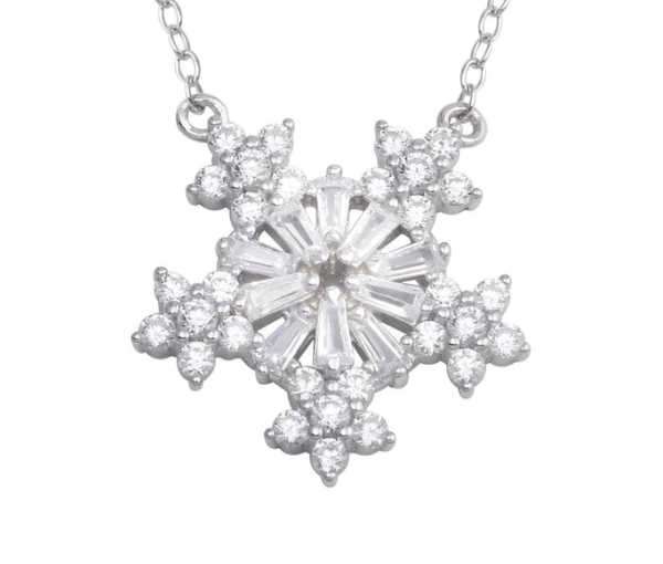 PENDENTIF FLOCON EN ARGENT RHODIÉ SERTI DE CUBIQUES ZIRCONIAS - SP STP01731 - BIJOUX D'IMPORTATION PENDENTIF FLOCON EN ARGENT RHODIÉ SERTI DE CUBIQUES ZIRCONIAS - SP STP01731 - BIJOUX D'IMPORTATION