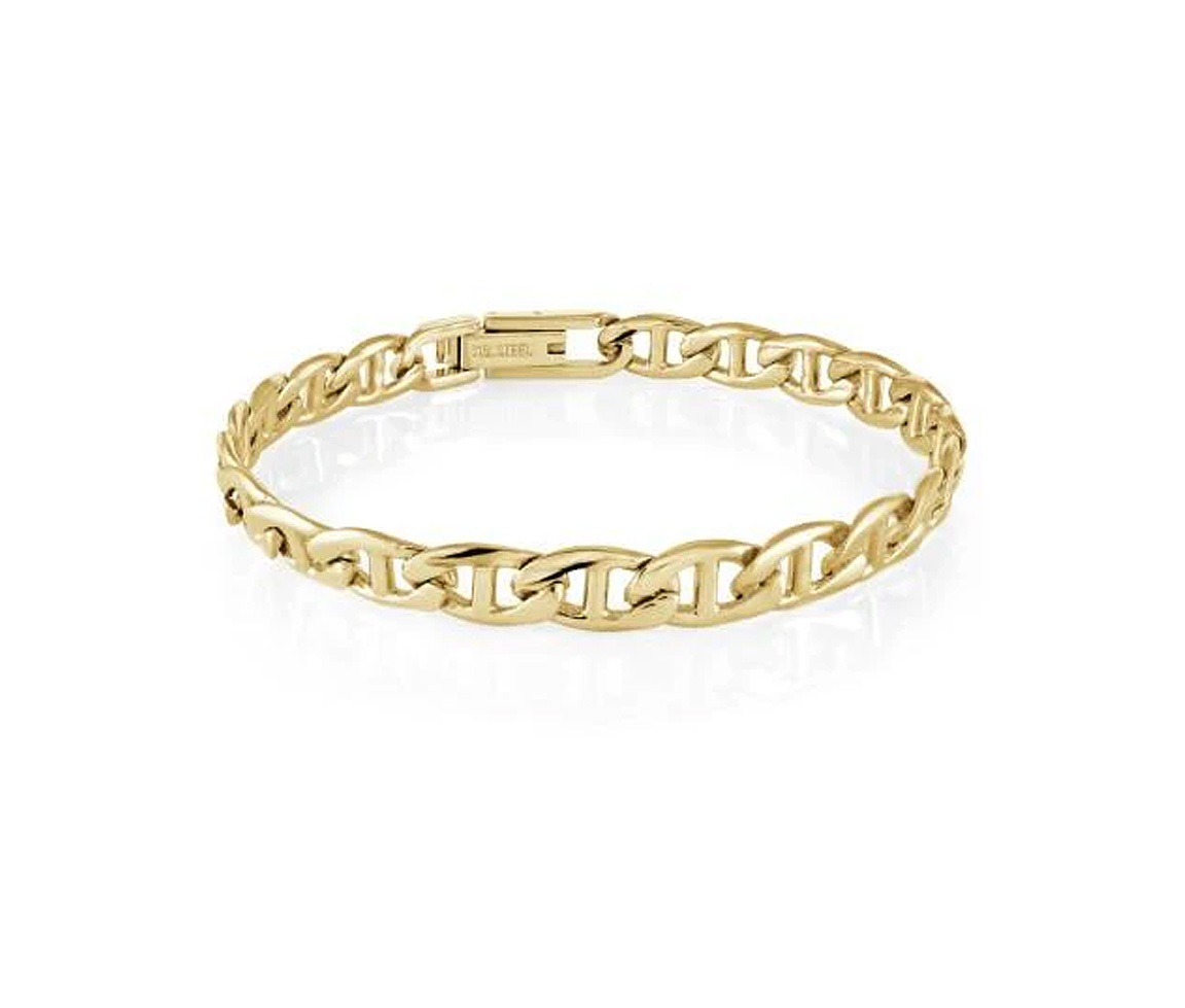 BRACELET EN ACIER/PVD OR À MAILLE MARINE - IG SMB661/8 - ITALGEM BRACELET EN ACIER/PVD OR À MAILLE MARINE - IG SMB661/8 - ITALGEM