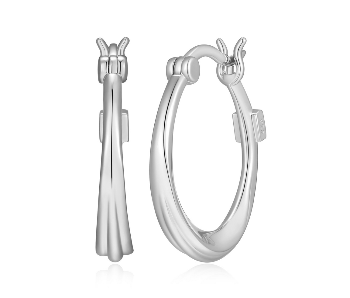 BOUCLES ELLE ANNEAUX EN ARGENT RHODIÉ - PJ R2LCT0A00K - ELLE BOUCLES ELLE ANNEAUX EN ARGENT RHODIÉ - PJ R2LCT0A00K - ELLE