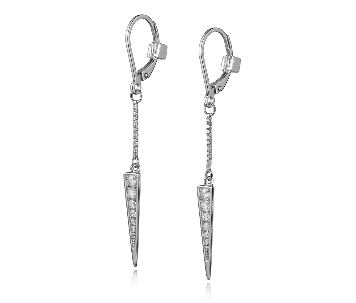 BOUCLES ELLE STILETTO ARG. CZ 20MM - PJ R2LC680003 - ELLE BOUCLES ELLE STILETTO ARG. CZ 20MM - PJ R2LC680003 - ELLE