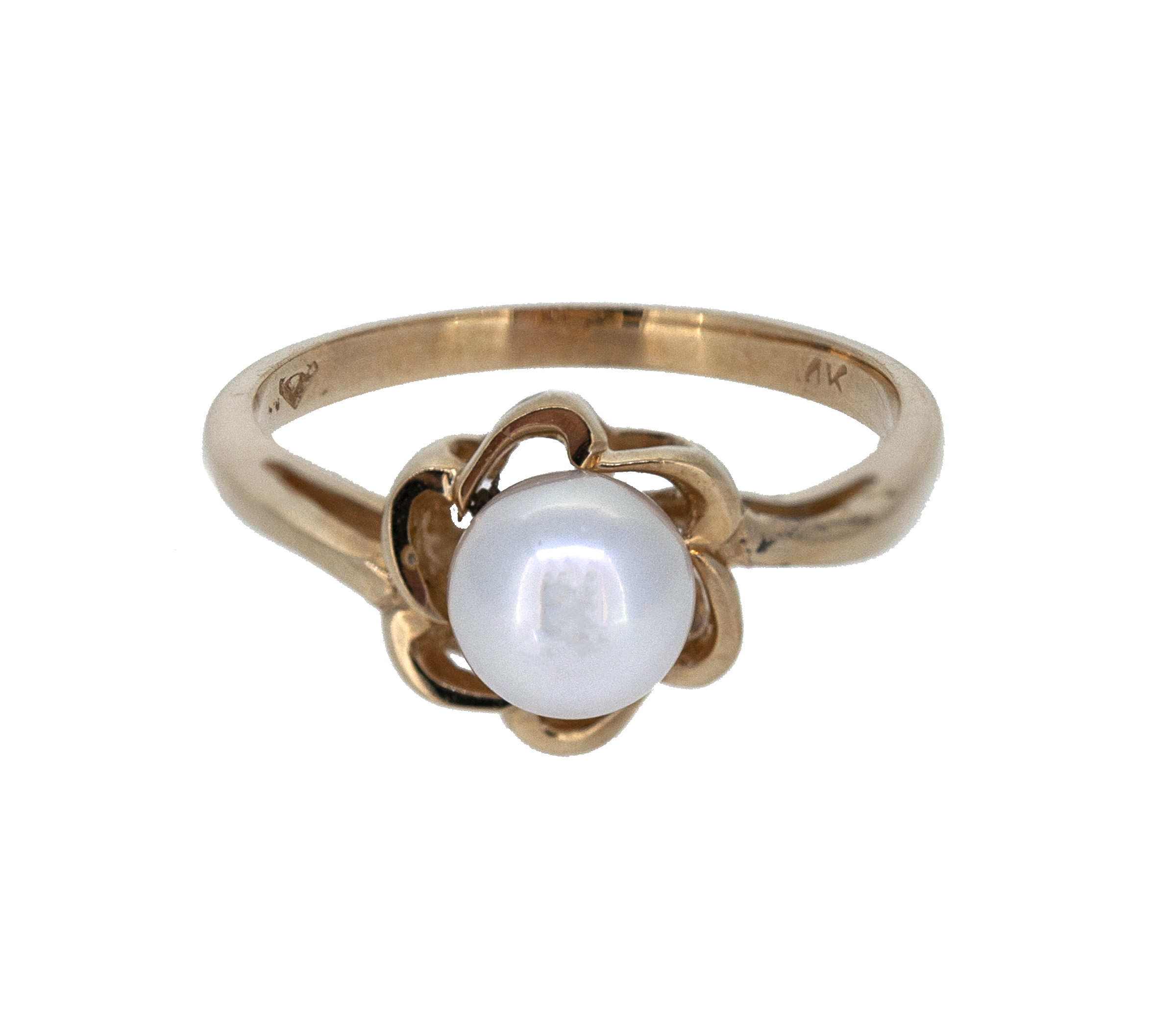BAGUE EN OR 14K SERTIE D'UNE PERLE AKOYA - CG RC4176 - PERLE D'IMPORTATION BAGUE EN OR 14K SERTIE D'UNE PERLE AKOYA - CG RC4176 - PERLE D'IMPORTATION
