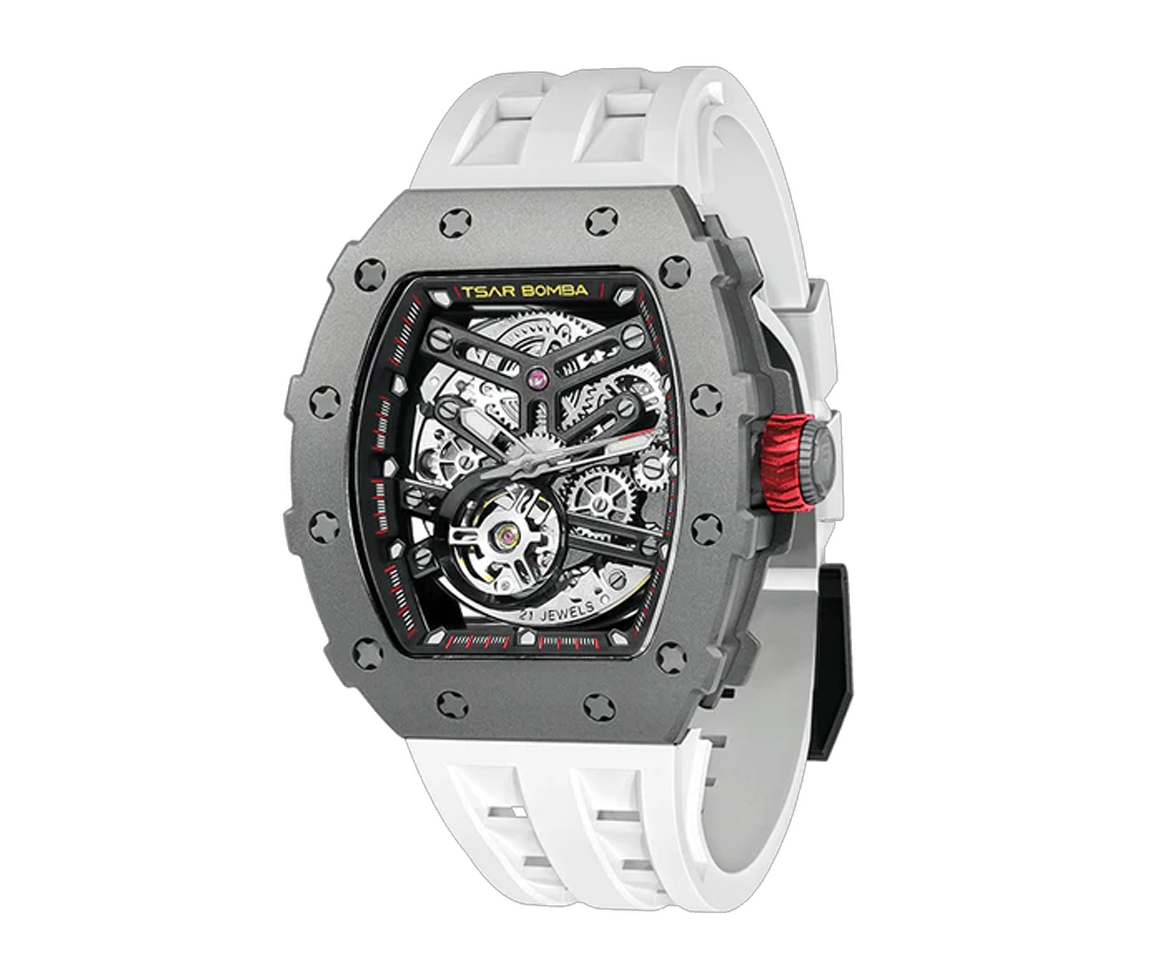 MONTRE TSAR BOMBA AUTOMATIQUE EN TITANE - IG TB8208T02 - TSAR BOMBA MONTRE TSAR BOMBA AUTOMATIQUE EN TITANE - IG TB8208T02 - TSAR BOMBA