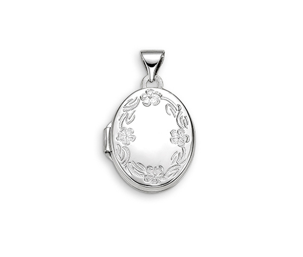 PENDENTIF LOQUET OVAL EN OR BLANC - SY 3004 - BIJOUX D'IMPORTATION PENDENTIF LOQUET OVAL EN OR BLANC - SY 3004 - BIJOUX D'IMPORTATION