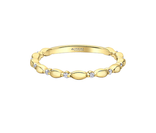 JONC EN OR 14K SERTI DE DIAMANTS CANADIENS - CR ML964YWD - BIJOUX CANADIEN JONC EN OR 14K SERTI DE DIAMANTS CANADIENS - CR ML964YWD - BIJOUX CANADIEN