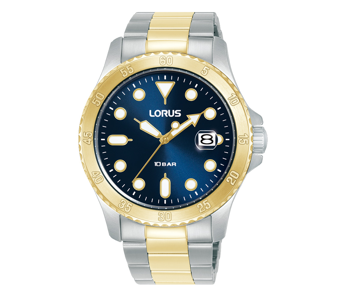 MONTRE LORUS POUR HOMME EN ACIER/PVD OR 2 TONS - SA RS970DX9 - LORUS MONTRE LORUS POUR HOMME EN ACIER/PVD OR 2 TONS - SA RS970DX9 - LORUS