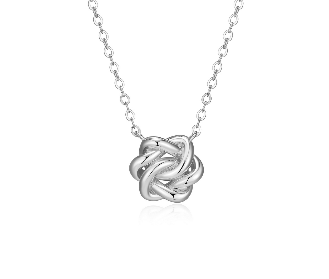 COLLIER ELLE NOEUD ÉTERNEL EN ARGENT RHODIÉ - PJ R0LC1NA048 - ELLE COLLIER ELLE NOEUD ÉTERNEL EN ARGENT RHODIÉ - PJ R0LC1NA048 - ELLE