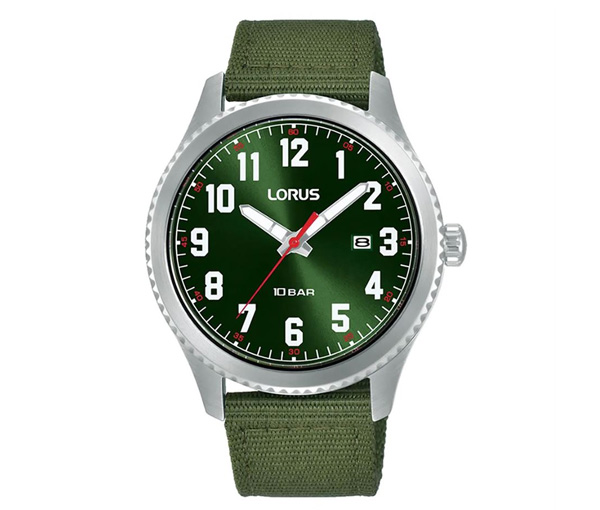 MONTRE LORUS EN ACIER AVEC BRACELET DE NYLON - SA RH997RX9 - LORUS MONTRE LORUS EN ACIER AVEC BRACELET DE NYLON - SA RH997RX9 - LORUS