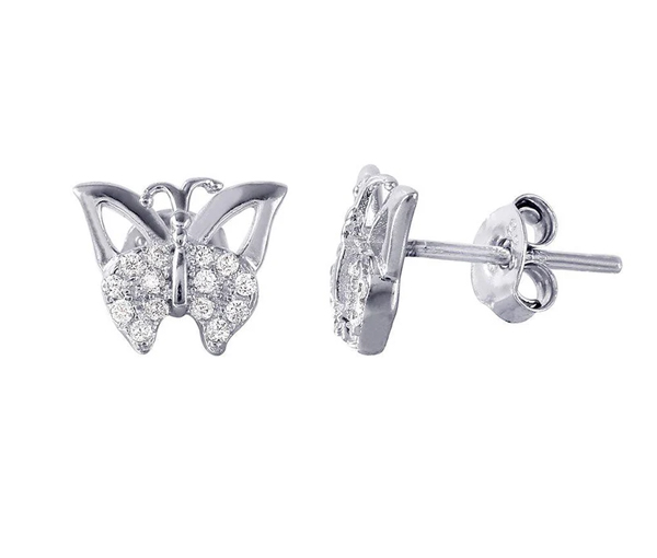 BOUCLES PAPILLONS EN ARGENT RHODIÉ SERTIES DE CUBIQUES ZIRCONIAS - SP STE01016 - BIJOUX D'IMPORTATION BOUCLES PAPILLONS EN ARGENT RHODIÉ SERTIES DE CUBIQUES ZIRCONIAS - SP STE01016 - BIJOUX D'IMPORTATION