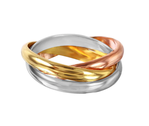 3 JONCS ENTRELACÉS EN ARGENT RHODIÉ 3 TONS - SP STR00281/5 - BIJOUX D'IMPORTATION 3 JONCS ENTRELACÉS EN ARGENT RHODIÉ 3 TONS - SP STR00281/5 - BIJOUX D'IMPORTATION