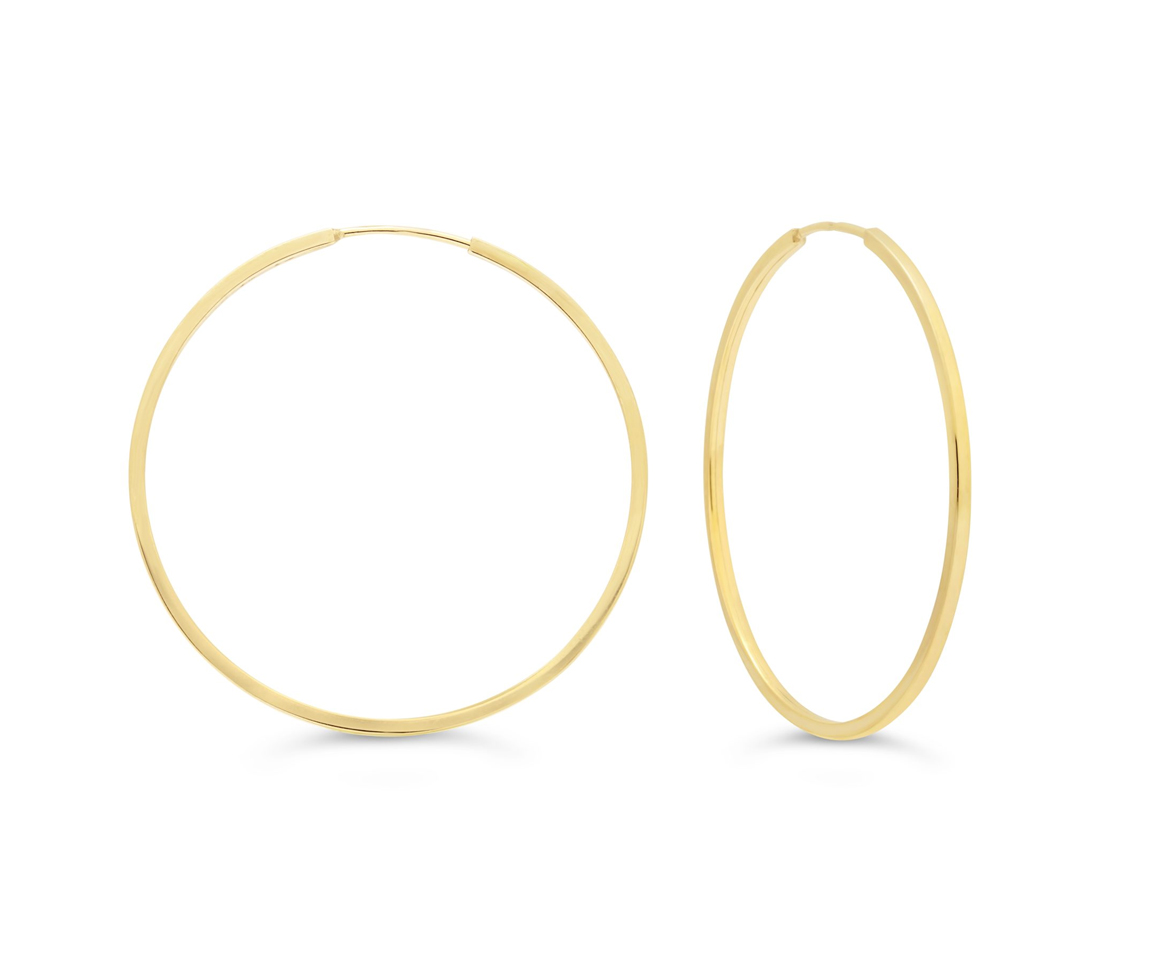 BOUCLES ANNEAUX UNIES EN OR 10K - SY 1046F - BIJOUX D'IMPORTATION BOUCLES ANNEAUX UNIES EN OR 10K - SY 1046F - BIJOUX D'IMPORTATION