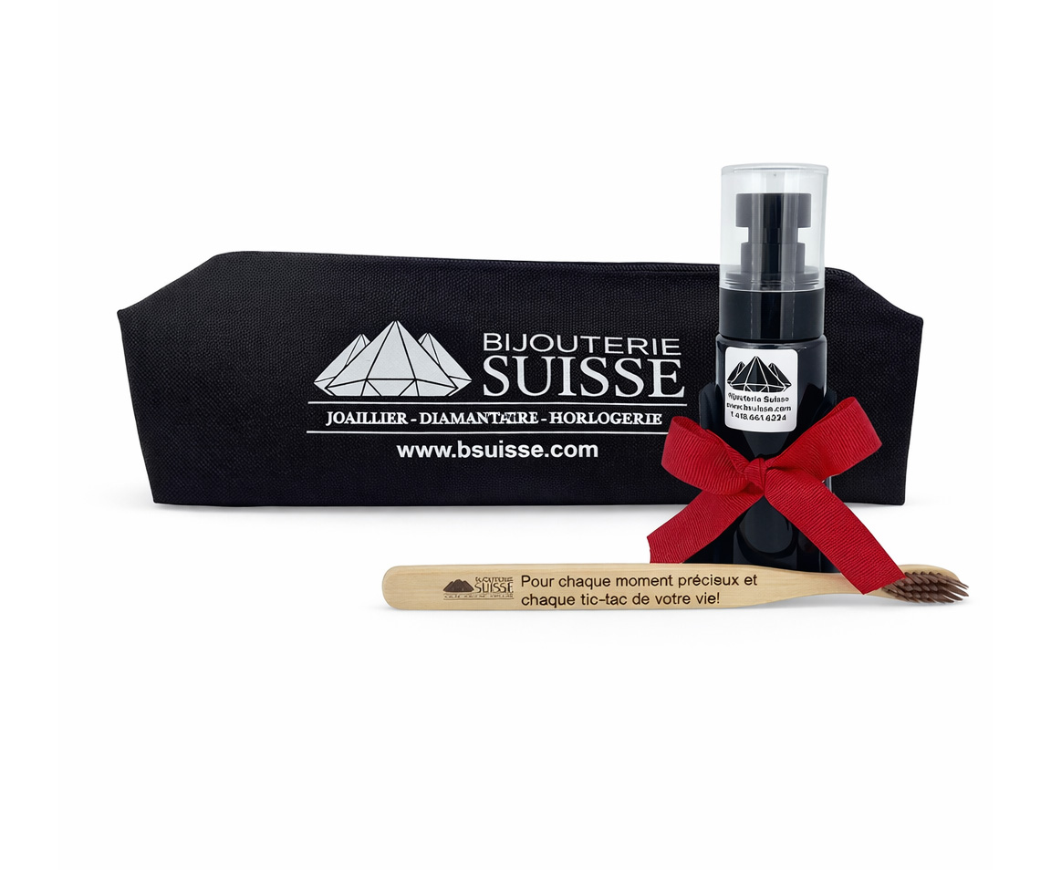 KIT DE NETTOYAGE POUR MONTRE - SJ KITNEMON - BIJOUTERIE SUISSE INC. KIT DE NETTOYAGE POUR MONTRE - SJ KITNEMON - BIJOUTERIE SUISSE INC.