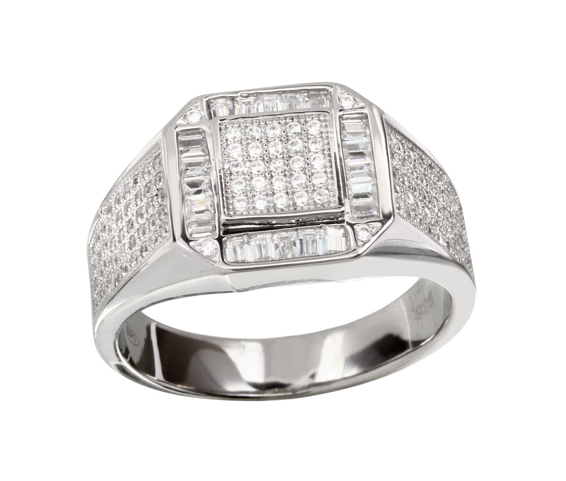 BAGUE POUR HOMME EN ARGENT RHODIÉ SERTIE DE CUBIQUES ZIRCONIAS - SP GMR00219/9 - BIJOUX D'IMPORTATION BAGUE POUR HOMME EN ARGENT RHODIÉ SERTIE DE CUBIQUES ZIRCONIAS - SP GMR00219/9 - BIJOUX D'IMPORTATION