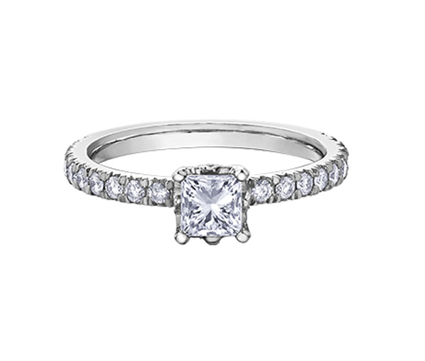 BAGUE EN OR 18K BLAQNC SERTIE DE DIAMANTS - CR 30519W85 - BIJOUX CANADIEN BAGUE EN OR 18K BLAQNC SERTIE DE DIAMANTS - CR 30519W85 - BIJOUX CANADIEN