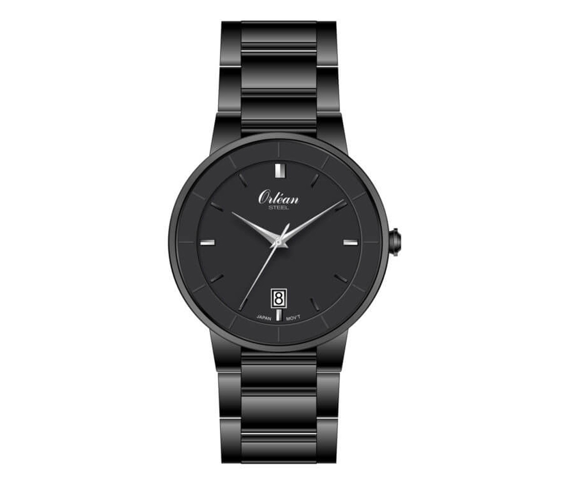 MONTRE POUR HOMME EN ACIER/PVD NOIR - BA ME3563 - ORLEAN MONTRE POUR HOMME EN ACIER/PVD NOIR - BA ME3563 - ORLEAN