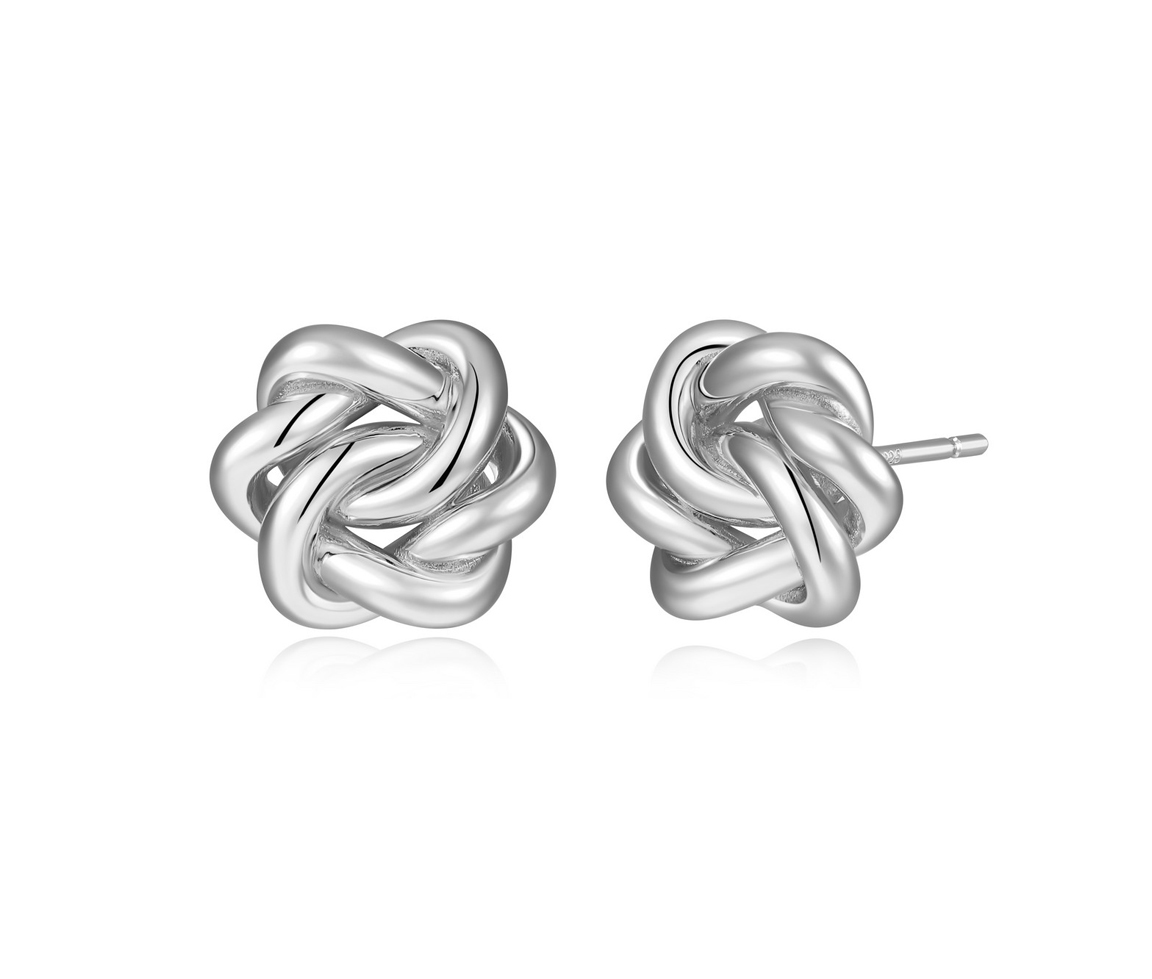BOUCLES ELLE NOEUD ÉTERNEL EN ARGENT RHODIÉ - PJ R2LCVPA058 - ELLE BOUCLES ELLE NOEUD ÉTERNEL EN ARGENT RHODIÉ - PJ R2LCVPA058 - ELLE