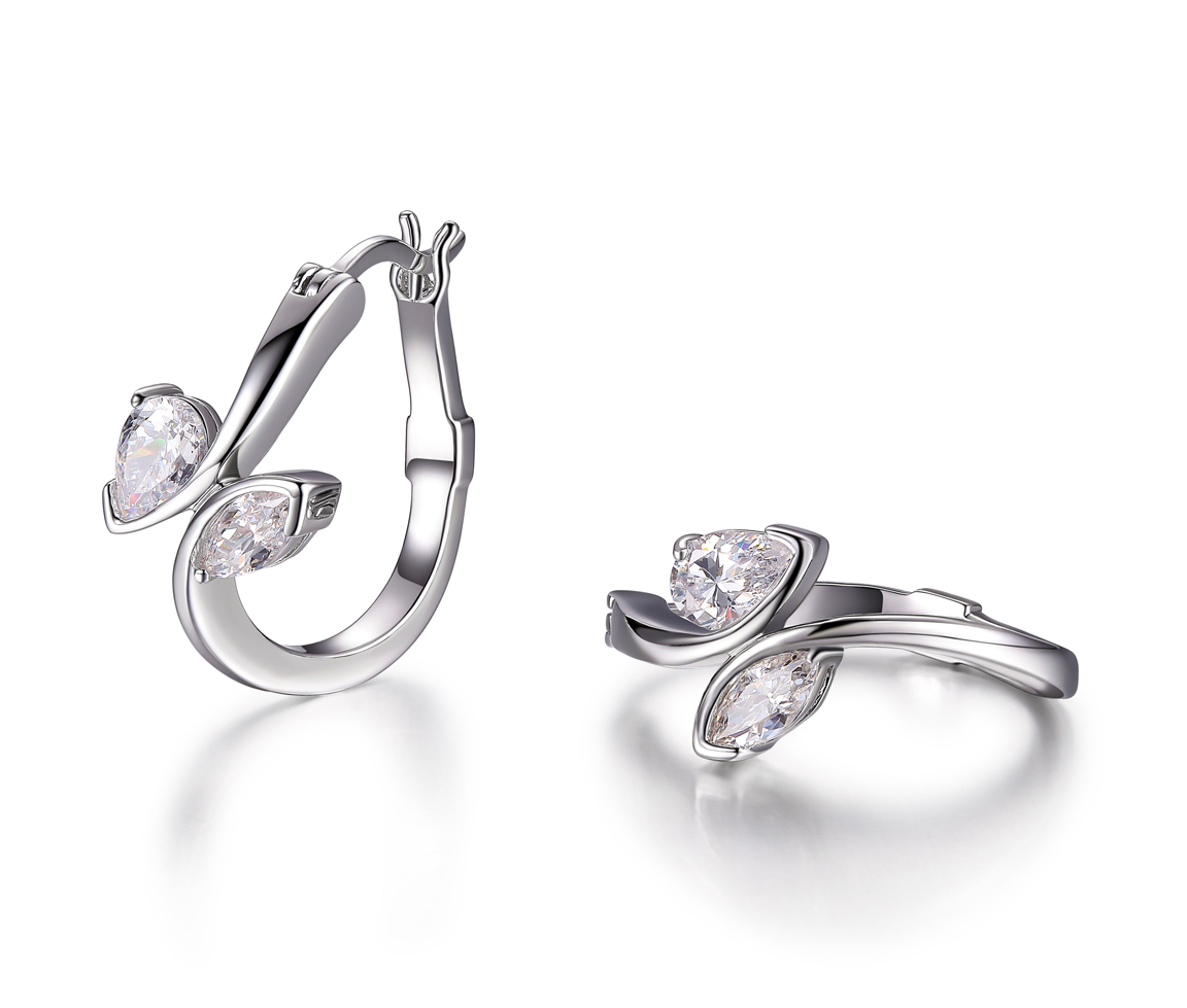 BOUCLE ELLE ARG.TOI ET MOI CZ - PJ R2LC4C000K - ELLE BOUCLE ELLE ARG.TOI ET MOI CZ - PJ R2LC4C000K - ELLE