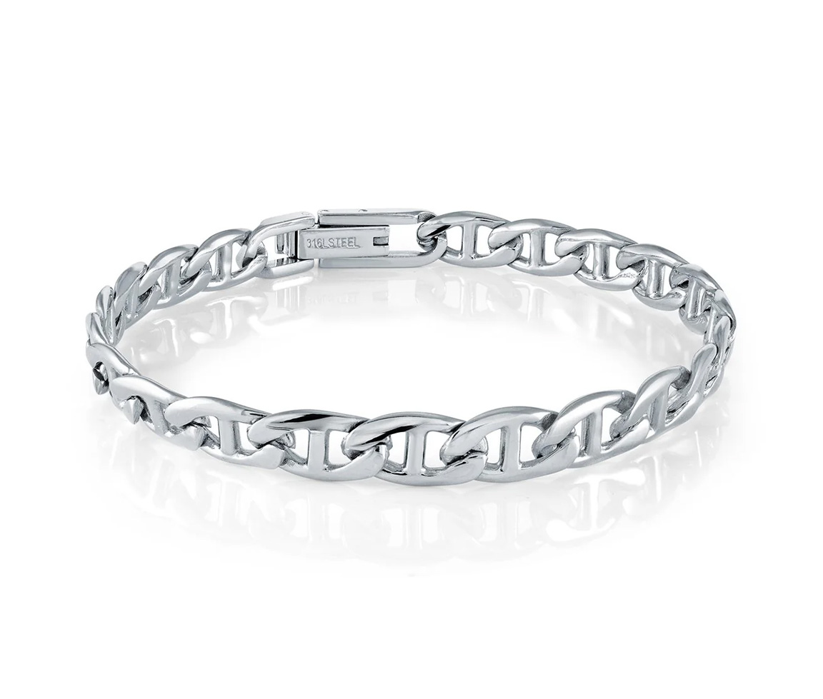 BRACELET EN ACIER À MAILLE MARINE - IG SMB660/8 - ITALGEM BRACELET EN ACIER À MAILLE MARINE - IG SMB660/8 - ITALGEM