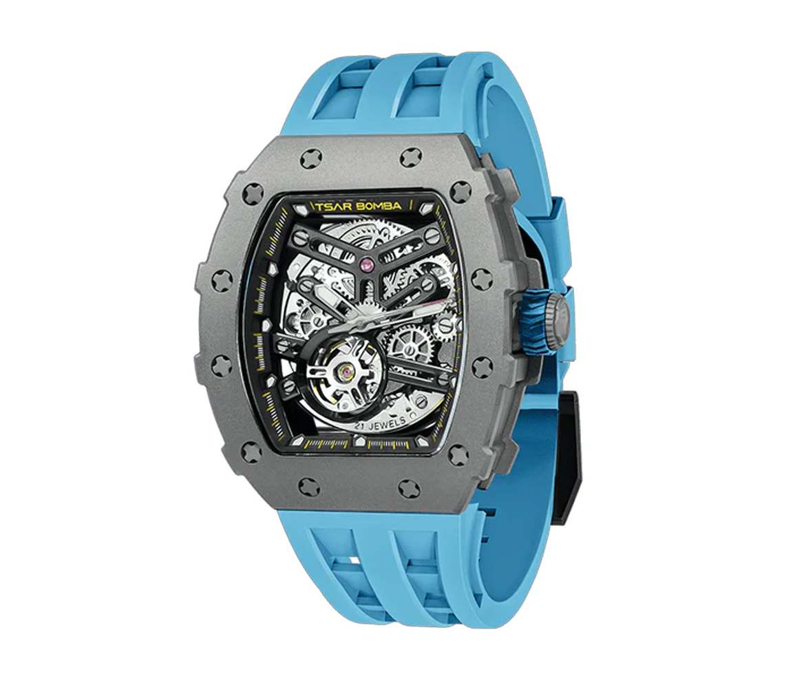 MONTRE TSAR BOMBA AUTOMATIQUE EN TITANE - IG TB8208T03 - TSAR BOMBA MONTRE TSAR BOMBA AUTOMATIQUE EN TITANE - IG TB8208T03 - TSAR BOMBA