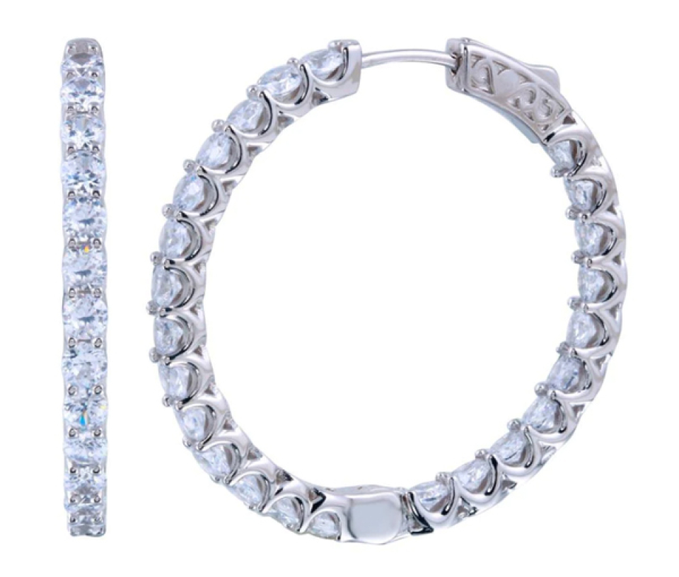 BOUCLES HUGGIES EN ARGENT RHODIÉ SERTIES DE CUBIQUES ZIRCONIAS - SP STE01306 - BIJOUX D'IMPORTATION BOUCLES HUGGIES EN ARGENT RHODIÉ SERTIES DE CUBIQUES ZIRCONIAS - SP STE01306 - BIJOUX D'IMPORTATION