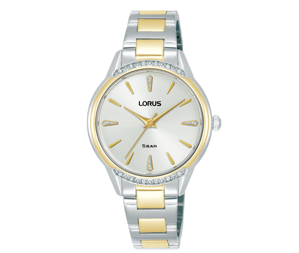 MONTRE LORUS POUR DAME EN ACIER/PVD OR 2 TONS MONTRE LORUS POUR DAME EN ACIER/PVD OR 2 TONS