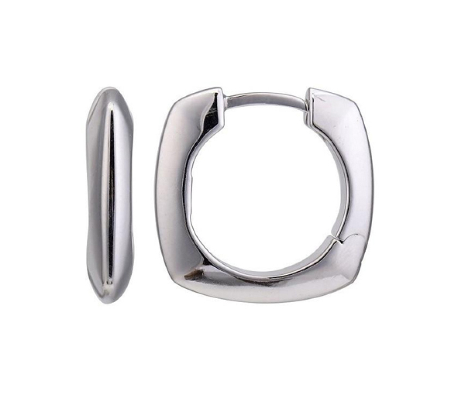 BOUCLES HUGGIES ELLE ARGENT UNIES CARRES - PJ R2LBJEA00P - ELLE BOUCLES HUGGIES ELLE ARGENT UNIES CARRES - PJ R2LBJEA00P - ELLE