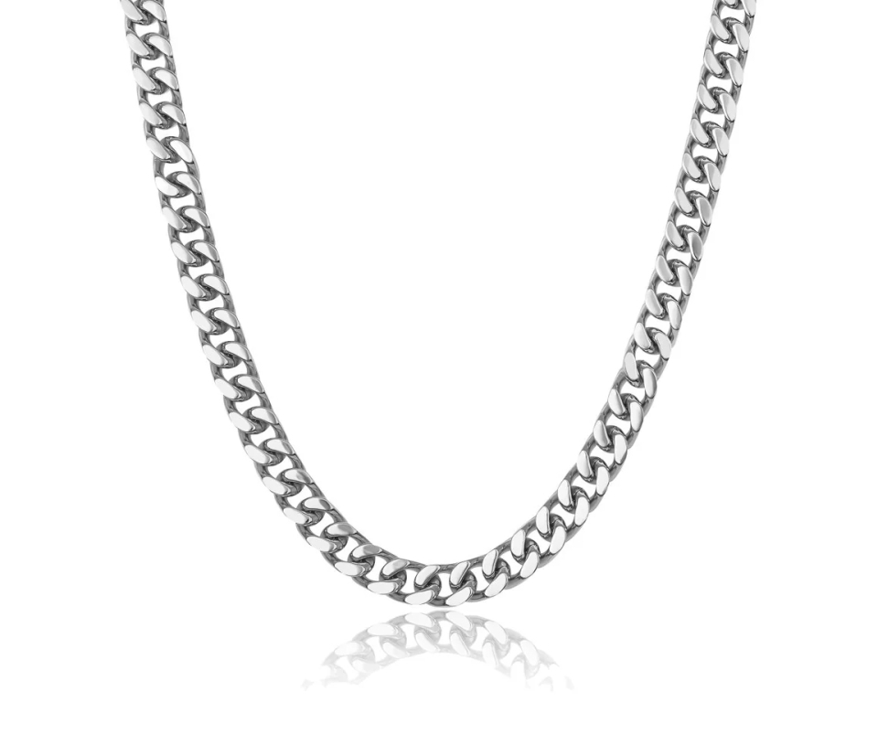 CHAINE EN ACIER À MAILLE GOURMETTE - IG SN38 - ITALGEM CHAINE EN ACIER À MAILLE GOURMETTE - IG SN38 - ITALGEM