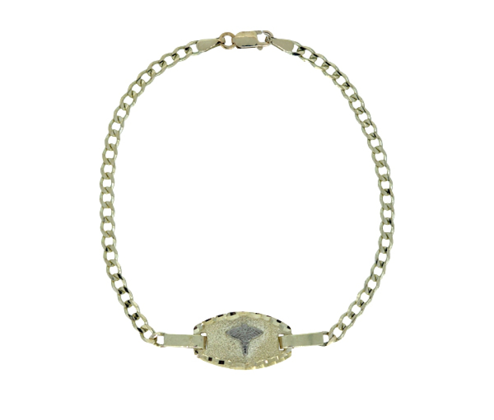 BRACELET MÉDICAL EN OR POUR DAME - MB BRAMED01 - BIJOUX D'IMPORTATION BRACELET MÉDICAL EN OR POUR DAME - MB BRAMED01 - BIJOUX D'IMPORTATION