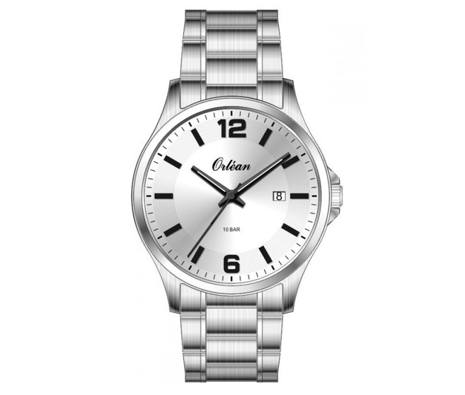 MONTRE ORLEAN EN ACIER MONTRE ORLEAN EN ACIER