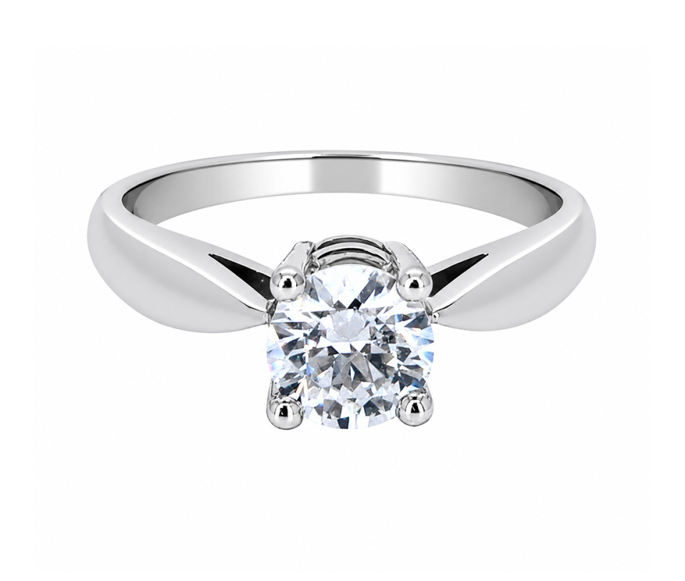 BAGUE STYLE SOLITAIRE AVEC CZ BAGUE STYLE SOLITAIRE AVEC CZ