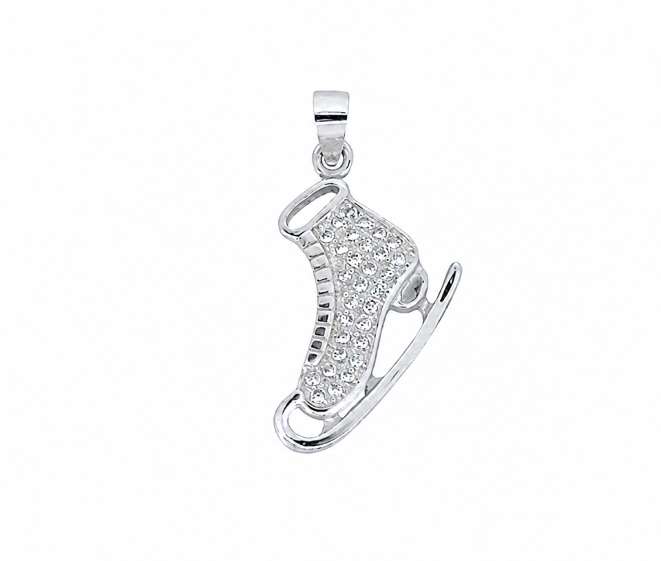 PENDENTIF PATIN À GLACE AVEC CZ PENDENTIF PATIN À GLACE AVEC CZ