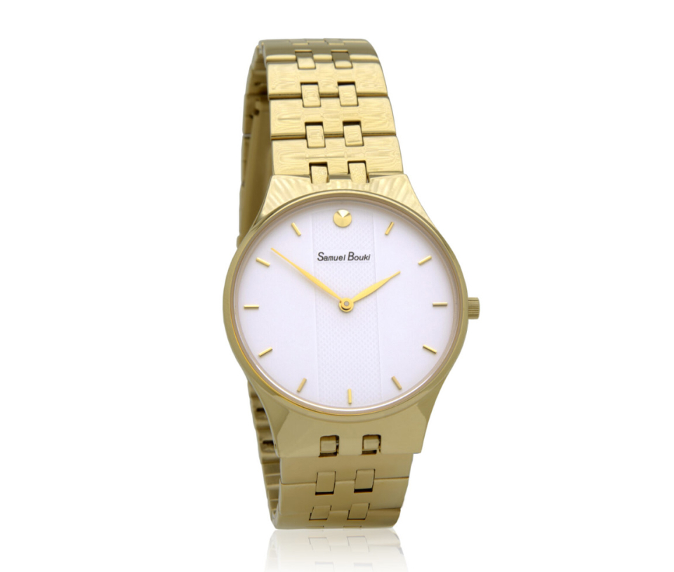 MONTRE POUR HOMME SAMUEL BOUKI EN ACIER/PVD OR - DI G216G - SAMUEL BOUKI MONTRE POUR HOMME SAMUEL BOUKI EN ACIER/PVD OR - DI G216G - SAMUEL BOUKI