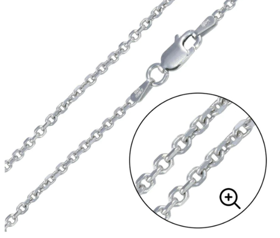 CHAINE MAILLE ROLO EN ARGENT RHODIÉ - SP CH222RH/22 - BIJOUX D'IMPORTATION CHAINE MAILLE ROLO EN ARGENT RHODIÉ - SP CH222RH/22 - BIJOUX D'IMPORTATION