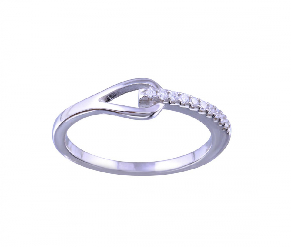BAGUE EN ARGENT RHODIÉ SERTIE DE CUBIQUES ZIRCONIAS - SP BGR01343 - BIJOUX D'IMPORTATION BAGUE EN ARGENT RHODIÉ SERTIE DE CUBIQUES ZIRCONIAS - SP BGR01343 - BIJOUX D'IMPORTATION