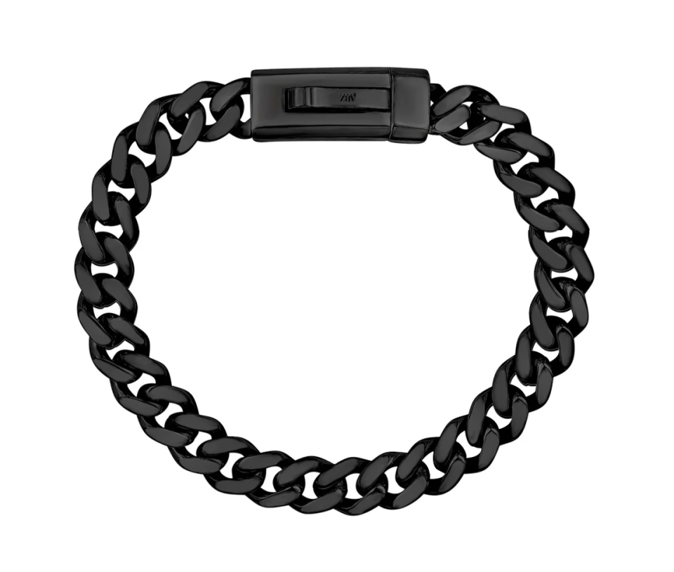 BRACELET GOURMETTE EN ACIER/PVD NOIR - AZ ASB230/7.5 - AREZZO BRACELET GOURMETTE EN ACIER/PVD NOIR - AZ ASB230/7.5 - AREZZO