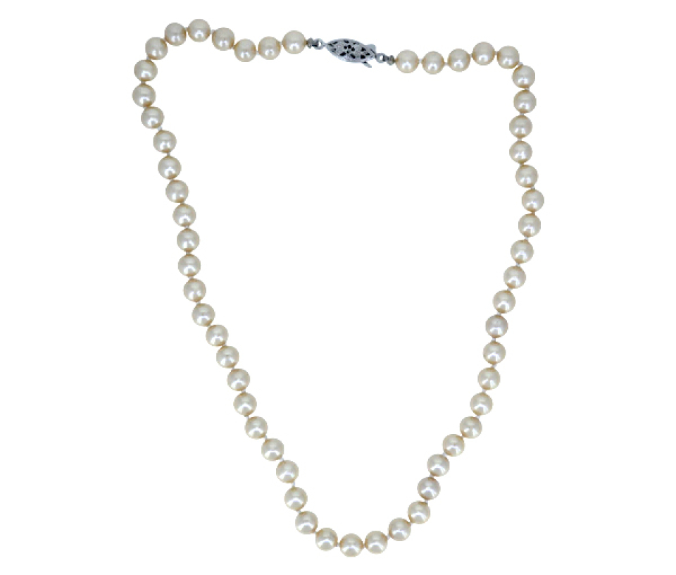 COLLIER DE PERLES SYNTHÉTIQUES - SJ COL22 - BIJOUTERIE SUISSE INC. COLLIER DE PERLES SYNTHÉTIQUES - SJ COL22 - BIJOUTERIE SUISSE INC.