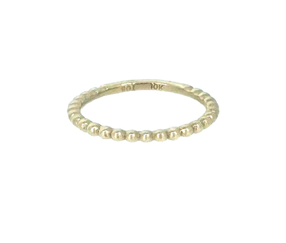 BAGUE BILLES EN OR JAUNE - S BD18 - BIJOUX D'IMPORTATION BAGUE BILLES EN OR JAUNE - S BD18 - BIJOUX D'IMPORTATION