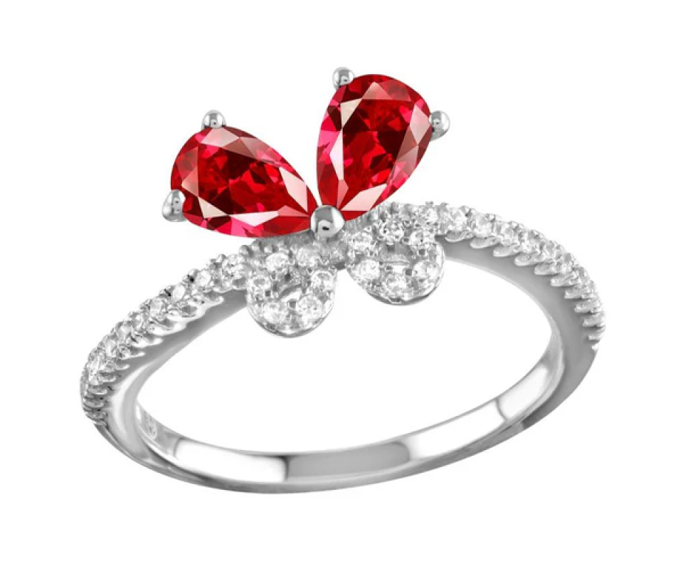 BAGUE PAPILLON EN ARGENT RHODIÉ SERTIE DE CUBIQUES ZIRCONIAS - SP BGR01164R5 - BIJOUX D'IMPORTATION BAGUE PAPILLON EN ARGENT RHODIÉ SERTIE DE CUBIQUES ZIRCONIAS - SP BGR01164R5 - BIJOUX D'IMPORTATION
