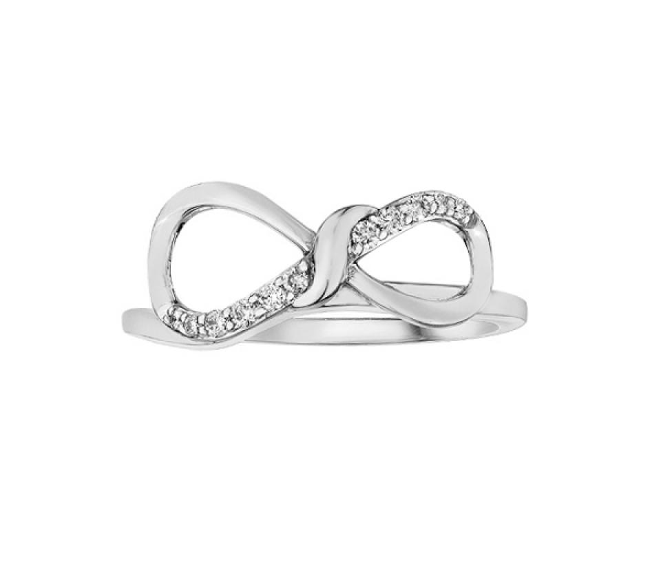 SPLENDIDE JONC CONTOUR EN OR 10K SERTI DE DIAMANTS - CR DD7934W - BIJOUX CANADIEN SPLENDIDE JONC CONTOUR EN OR 10K SERTI DE DIAMANTS - CR DD7934W - BIJOUX CANADIEN