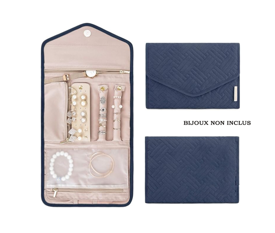 POCHETTE À BIJOUX DE VOYAGE EN COTON - SJ POCVOYGB - BIJOUTERIE SUISSE INC. POCHETTE À BIJOUX DE VOYAGE EN COTON - SJ POCVOYGB - BIJOUTERIE SUISSE INC.