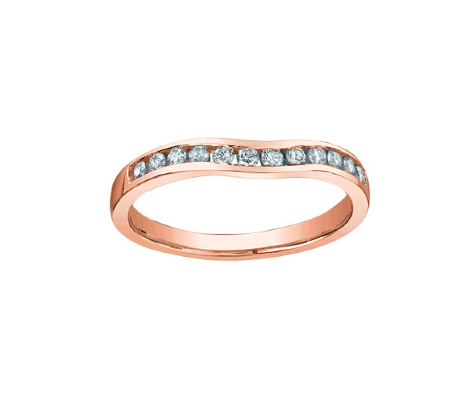 JONC CONTOUR EN OR 14K SERTI DE DIAMANTS - CR 1903WDR06 - BIJOUX CANADIEN JONC CONTOUR EN OR 14K SERTI DE DIAMANTS - CR 1903WDR06 - BIJOUX CANADIEN