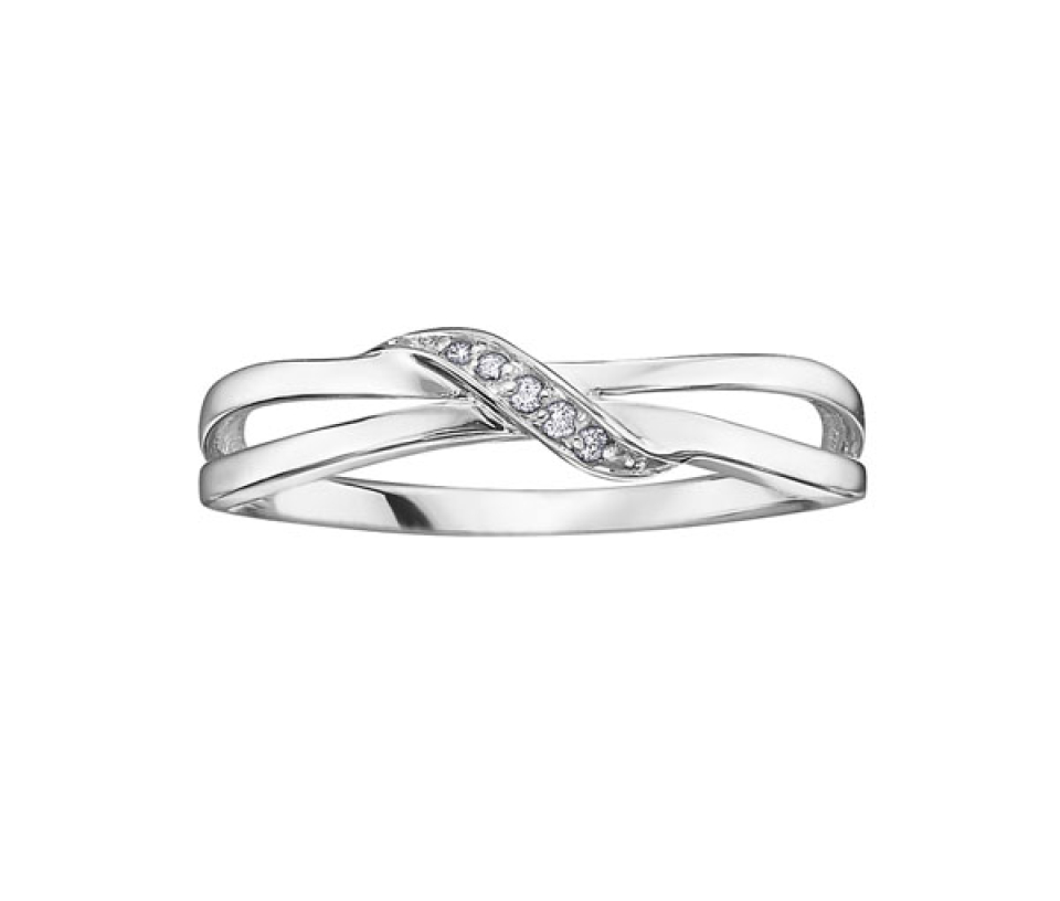 BAGUE EN OR 10K SERTIE DE DIAMANTS - CR DD2253W - BIJOUX CANADIEN BAGUE EN OR 10K SERTIE DE DIAMANTS - CR DD2253W - BIJOUX CANADIEN