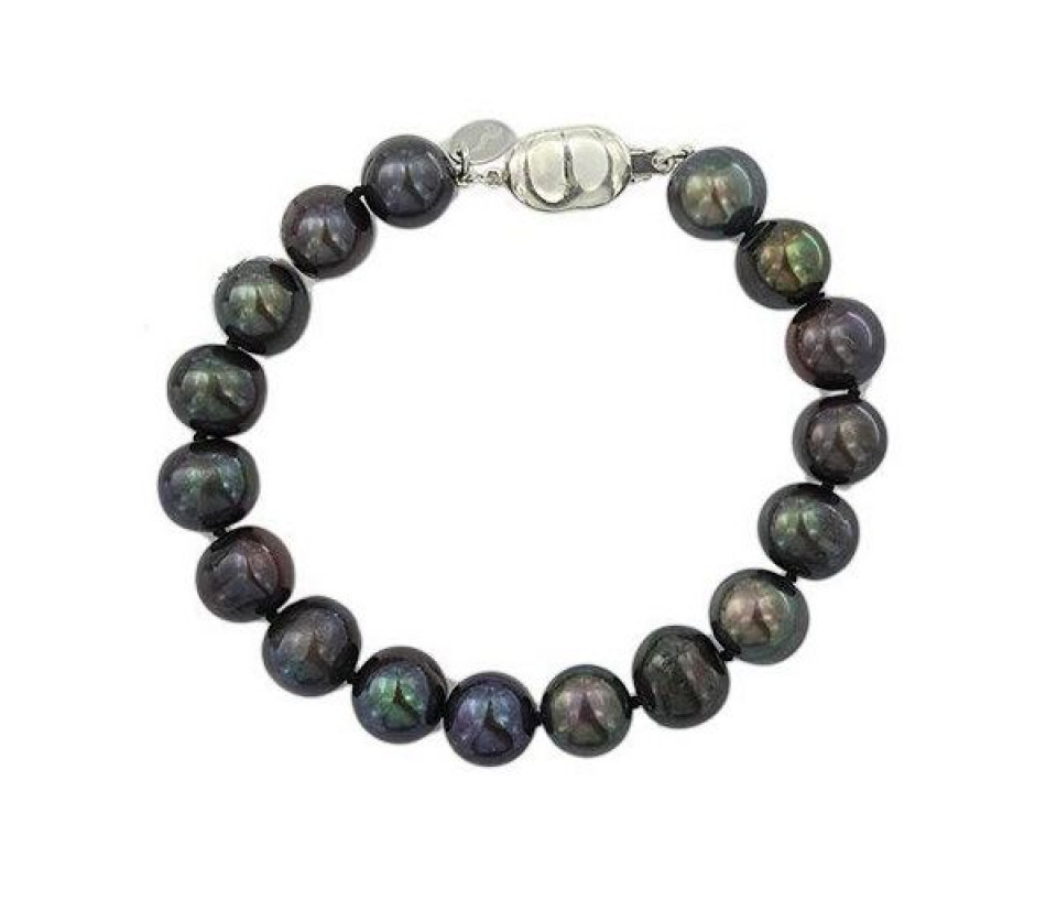 BRACELET ARG P.EAU DOUCE TEINTÉES 7.5'' - CG S55385T07 - PERLE D'IMPORTATION BRACELET ARG P.EAU DOUCE TEINTÉES 7.5'' - CG S55385T07 - PERLE D'IMPORTATION