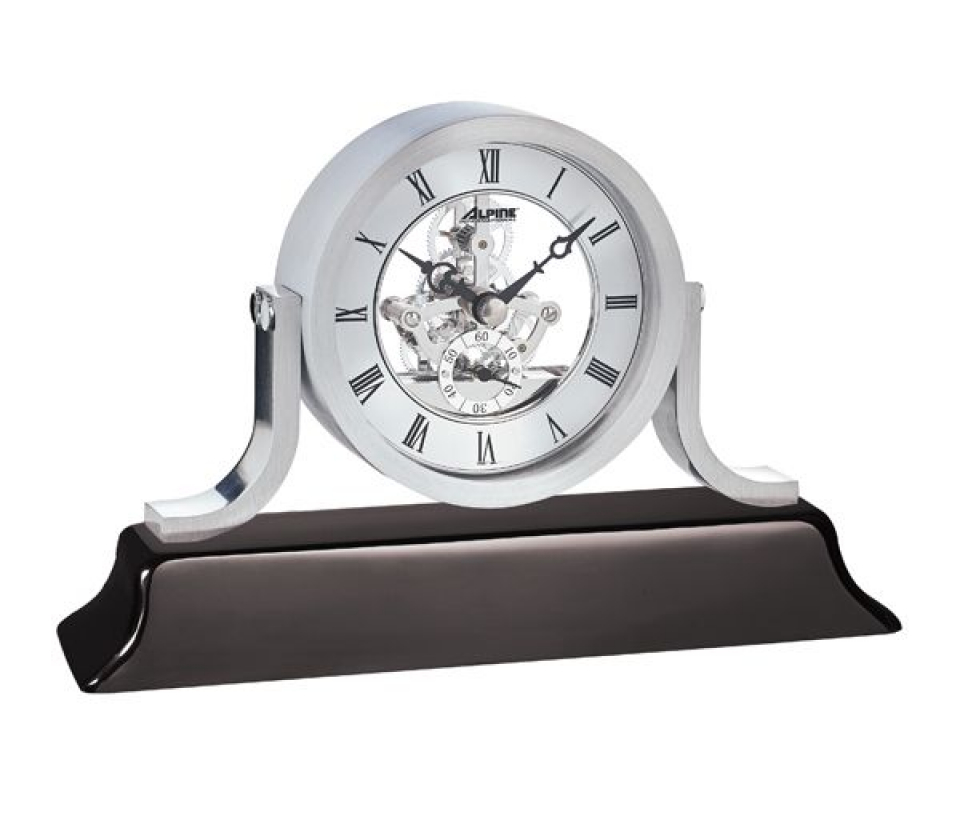 HORLOGE DE TABLE ACIER ET BOIS - JM EC1290 - ALPINE HORLOGE DE TABLE ACIER ET BOIS - JM EC1290 - ALPINE