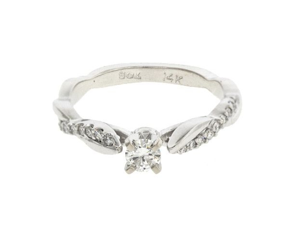 BAGUE EN OR 14K BLANC SERTIE DE DIAMANTS - S LR0862W186 - BIJOUX D'IMPORTATION BAGUE EN OR 14K BLANC SERTIE DE DIAMANTS - S LR0862W186 - BIJOUX D'IMPORTATION