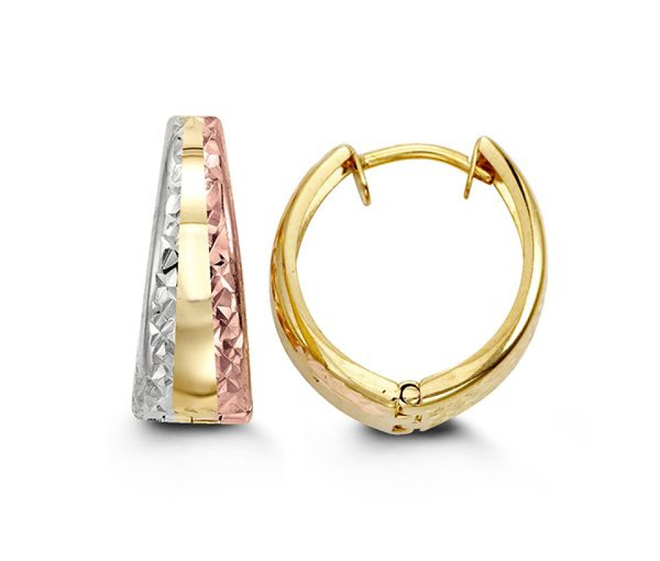 BOUCLES HUGGIES EN OR 3 TONS - SY 6006 - BIJOUX D'IMPORTATION BOUCLES HUGGIES EN OR 3 TONS - SY 6006 - BIJOUX D'IMPORTATION