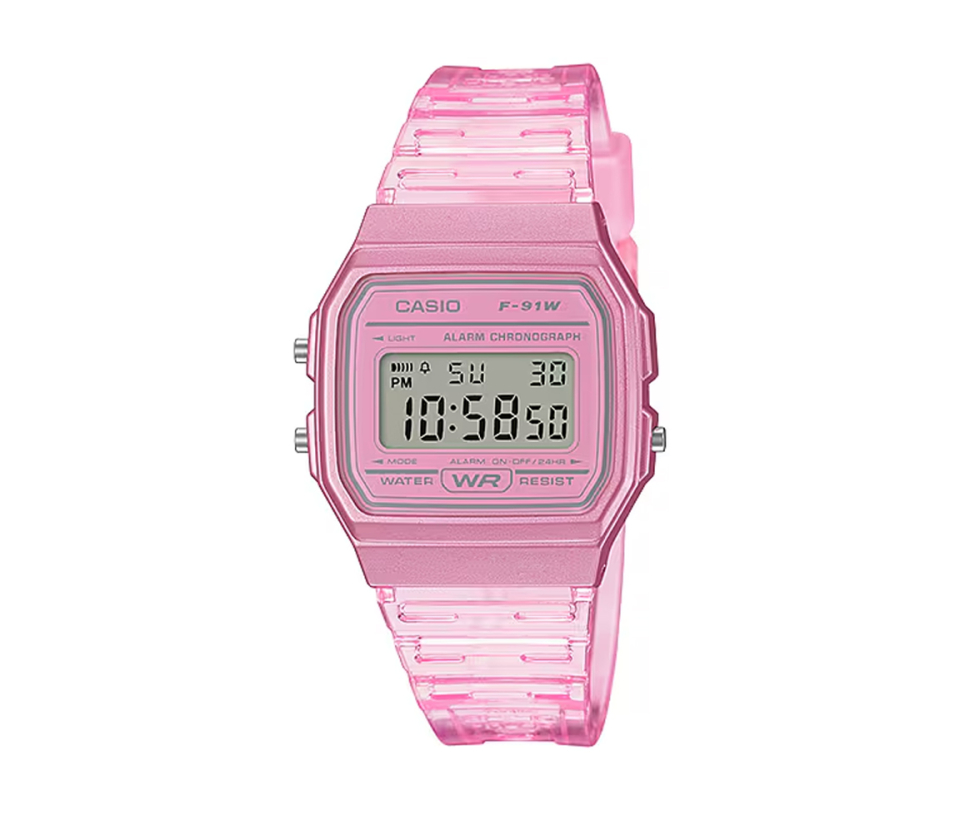 MONTRE CASIO NUMÉRIQUE ROSE OU BLEU PÂLE - H F91WS-4 - CASIO MONTRE CASIO NUMÉRIQUE ROSE OU BLEU PÂLE - H F91WS-4 - CASIO