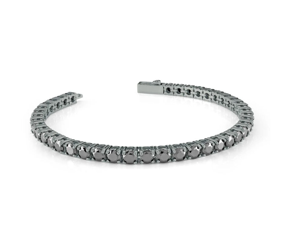 BRACELET TENNIS EN ACIER SERTI DE CUBIQUES ZIRCONIAS BLANC OU NOIRS - IG SMB629B/7.25 - ITALGEM BRACELET TENNIS EN ACIER SERTI DE CUBIQUES ZIRCONIAS BLANC OU NOIRS - IG SMB629B/7.25 - ITALGEM