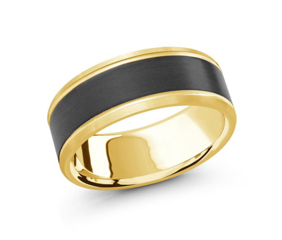 JONC EN OR 14K ET FIBRE DE CARBONE - ML MRDA072Y - MALO JONC EN OR 14K ET FIBRE DE CARBONE - ML MRDA072Y - MALO